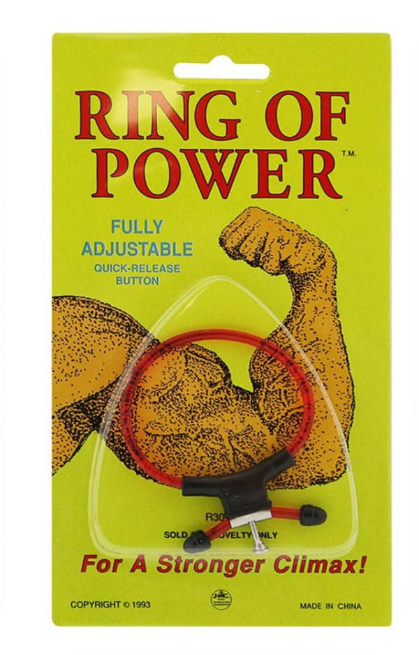 Adjustable Magic Ring Rubber Red Black #1 | ViPstore.hu - Erotika webáruház