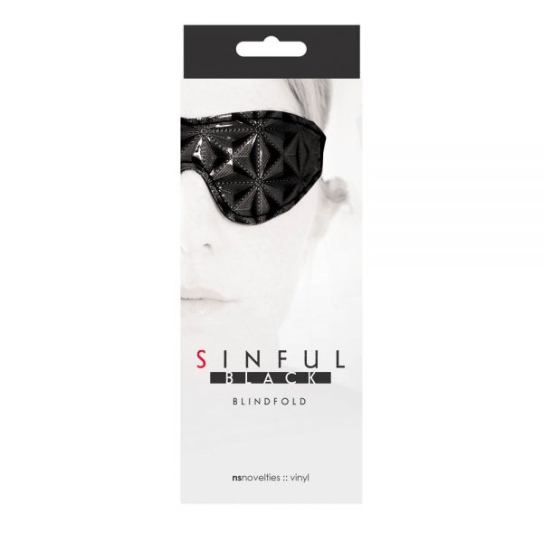 Sinful Blindfold Black #1 | ViPstore.hu - Erotika webáruház