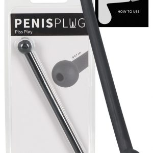 Penis Plug Piss Play Black #1 | ViPstore.hu - Erotika webáruház