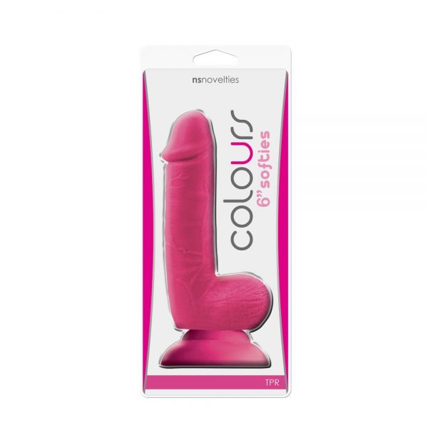Colours - Softies - 6" Dildo - Pink #2 | ViPstore.hu - Erotika webáruház