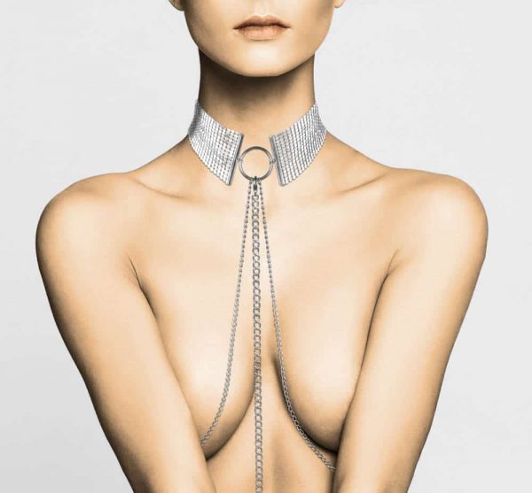 Désir Métalique Collar - Silver #1 | ViPstore.hu - Erotika webáruház