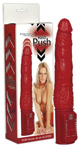 Red Push Vibrator #1 | ViPstore.hu - Erotika webáruház