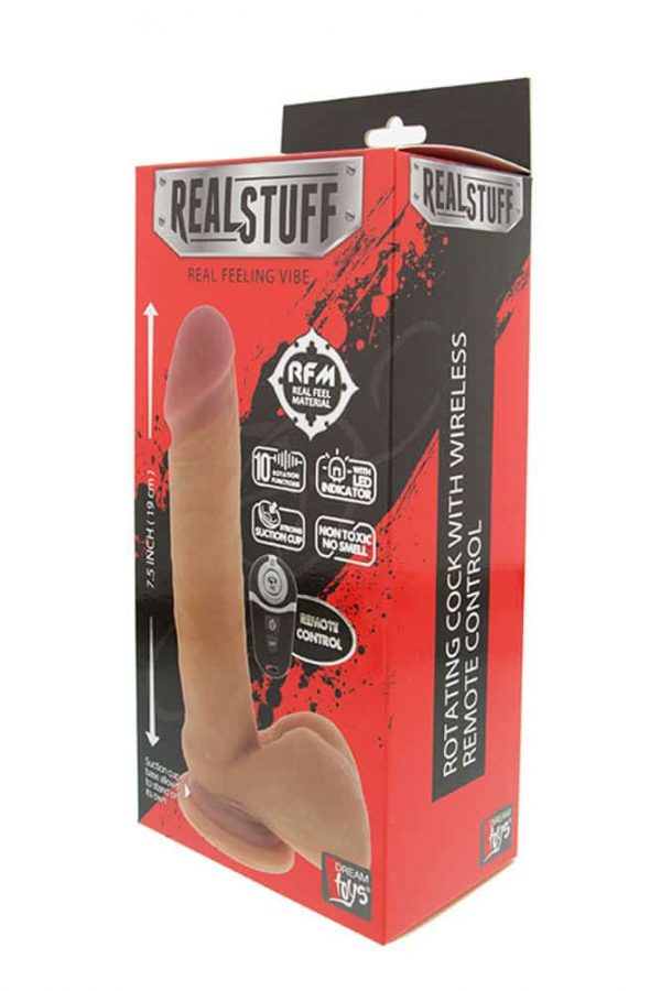 RealStuff 7.5 inch Rotating Remote Vibe #1 | ViPstore.hu - Erotika webáruház