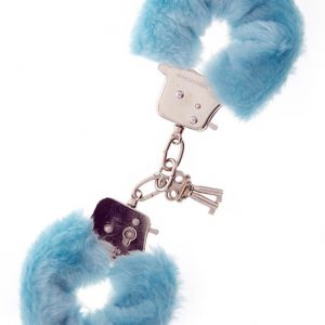 Metal Handcuff With Plush Blue #1 | ViPstore.hu - Erotika webáruház