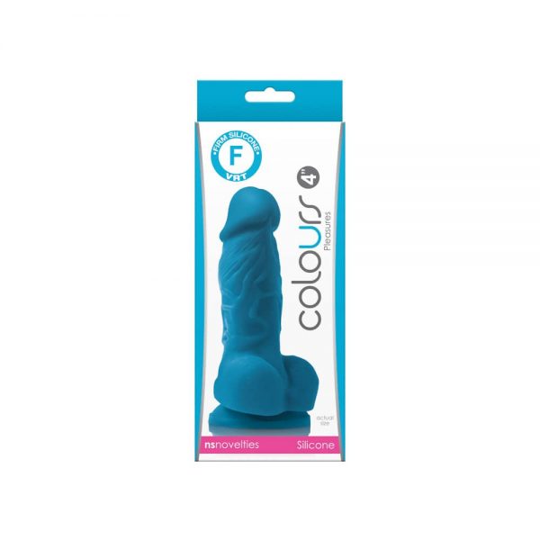 Colours Pleasures 4 inch Dildo Blue #2 | ViPstore.hu - Erotika webáruház