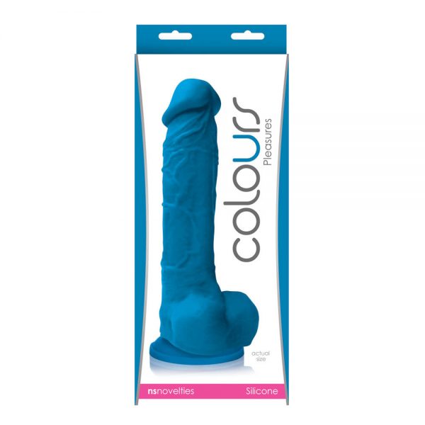 Colours Pleasures 8 inch Dildo Blue #2 | ViPstore.hu - Erotika webáruház