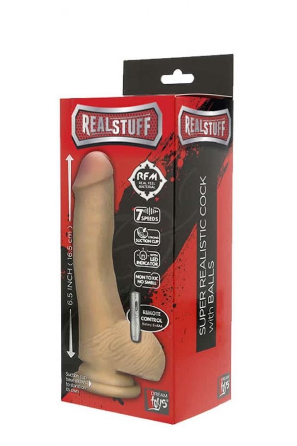 RealStuff 6.5 inch Vibrator 2 #1 | ViPstore.hu - Erotika webáruház