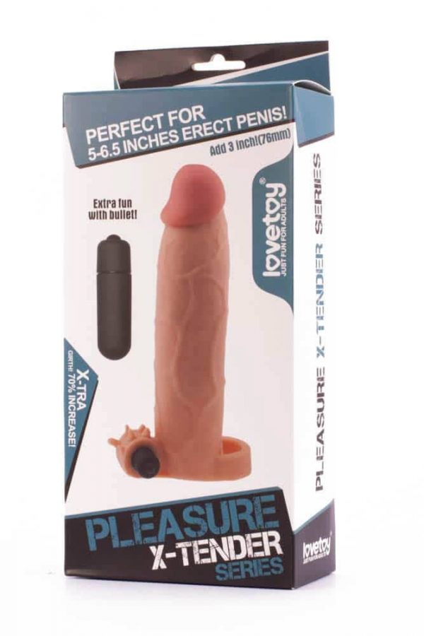 Pleasure X-Tender Vibrating Penis Sleeve  6 #3 | ViPstore.hu - Erotika webáruház