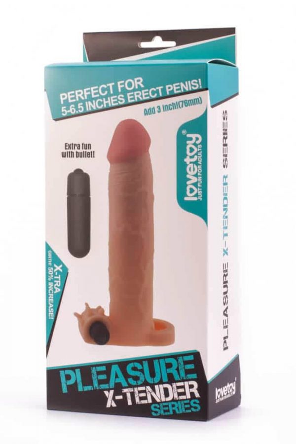 Pleasure X-Tender Vibrating Penis Sleeve  5 #2 | ViPstore.hu - Erotika webáruház