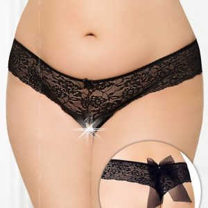 G-string 2436 - Plus Size - black    XL #1 | ViPstore.hu - Erotika webáruház