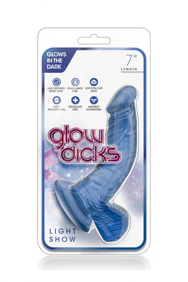 Glow Dicks Light Show Blue #2 | ViPstore.hu - Erotika webáruház