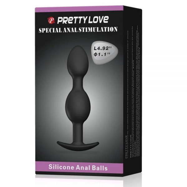 Pretty Love Heavy Balls Silicone Butt Plug 3 #5 | ViPstore.hu - Erotika webáruház