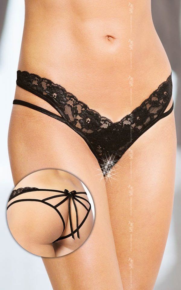 Thongs 2438 - black    S/M #2 | ViPstore.hu - Erotika webáruház
