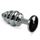 Rosebud Spiral  Plug Black #1 | ViPstore.hu - Erotika webáruház