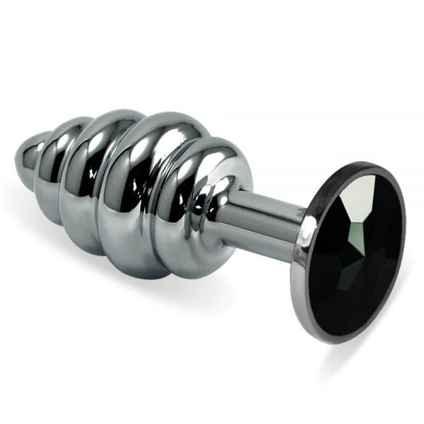 Rosebud Spiral  Plug Black #1 | ViPstore.hu - Erotika webáruház