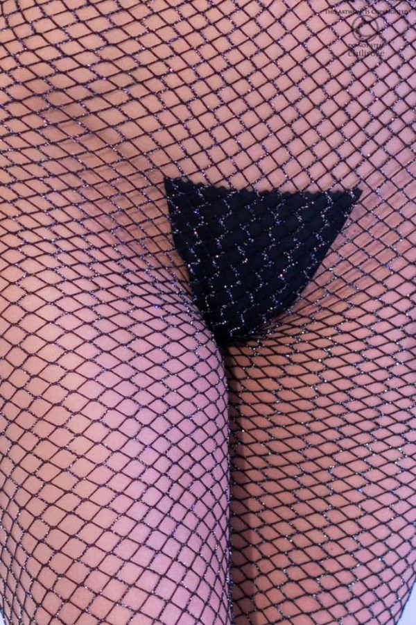 CR 4309  O/S  2 pairs 2 colors Black and Black/Silver(Lurex) small hole Fishnet Pantyhouse1 Pair standard black color1 Pair blac #8 | ViPstore.hu - Erotika webáruház