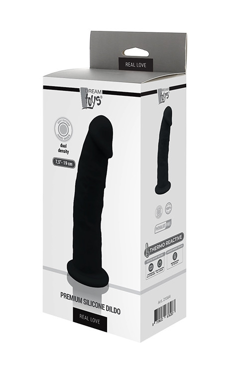 Dream Toys Real Love Dildo 7.5 inch Black #2 | ViPstore.hu - Erotika webáruház
