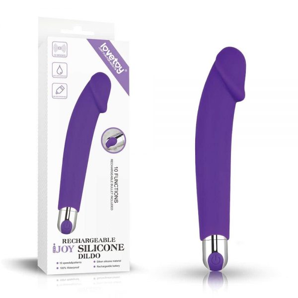 Rechargeable IJOY Silicone Dildo Purple #6 | ViPstore.hu - Erotika webáruház