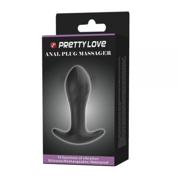 Pretty Love Anal Plug Massager Black #2 | ViPstore.hu - Erotika webáruház