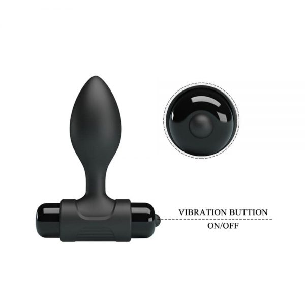 Pretty Love Vibra Butt Plug Black #7 | ViPstore.hu - Erotika webáruház