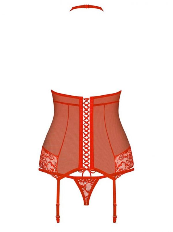 838-COR-3 corset & thong red  S/M #4 | ViPstore.hu - Erotika webáruház