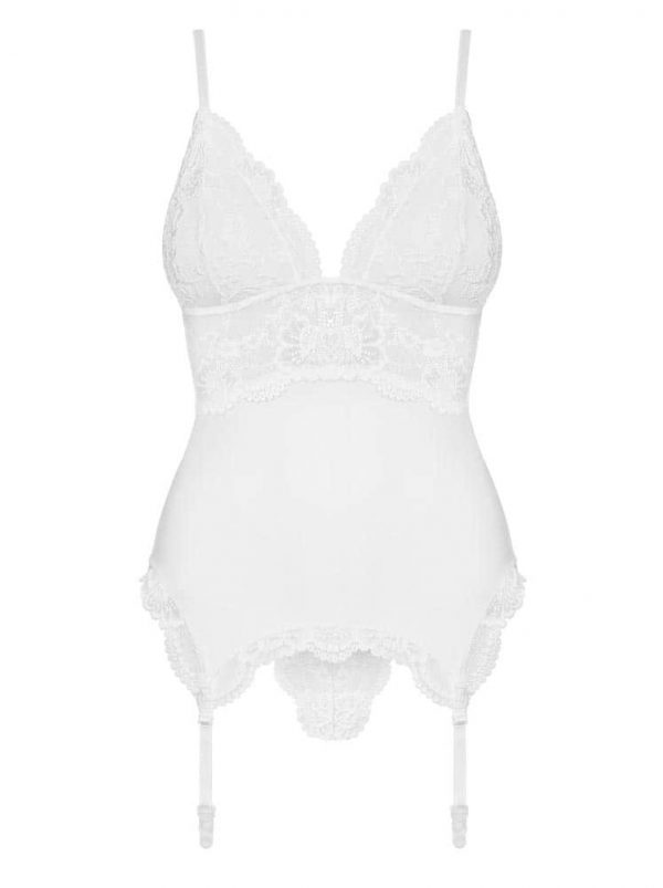 810-COR-2 corset & thong white  S/M #4 | ViPstore.hu - Erotika webáruház