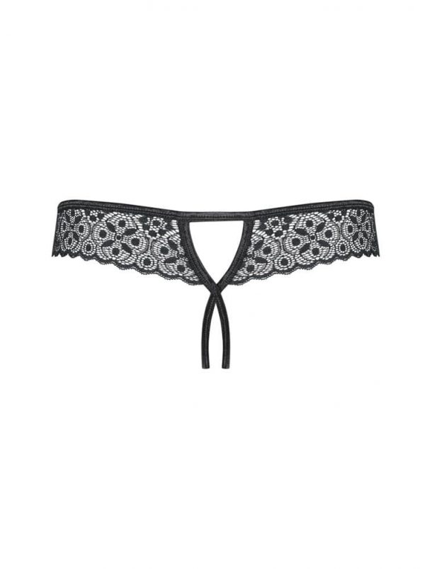 Shibu crotchless thong black  S/M #1 | ViPstore.hu - Erotika webáruház