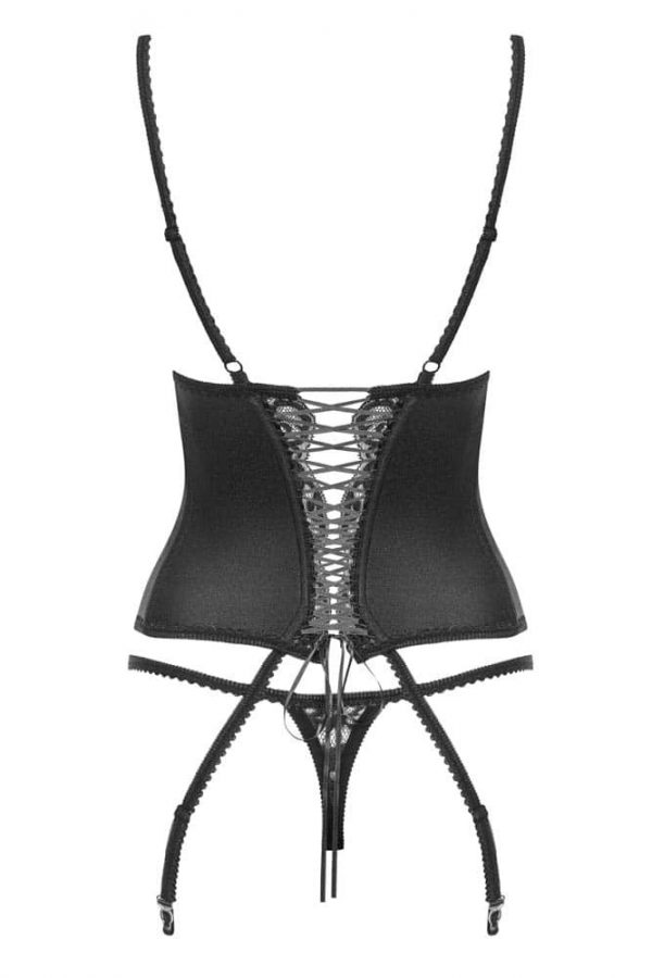 Laluna corset & thong black  S/M #1 | ViPstore.hu - Erotika webáruház