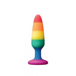 Colours - Pride Edition - Pleasure Plug - Small -Rainbow #1 | ViPstore.hu - Erotika webáruház