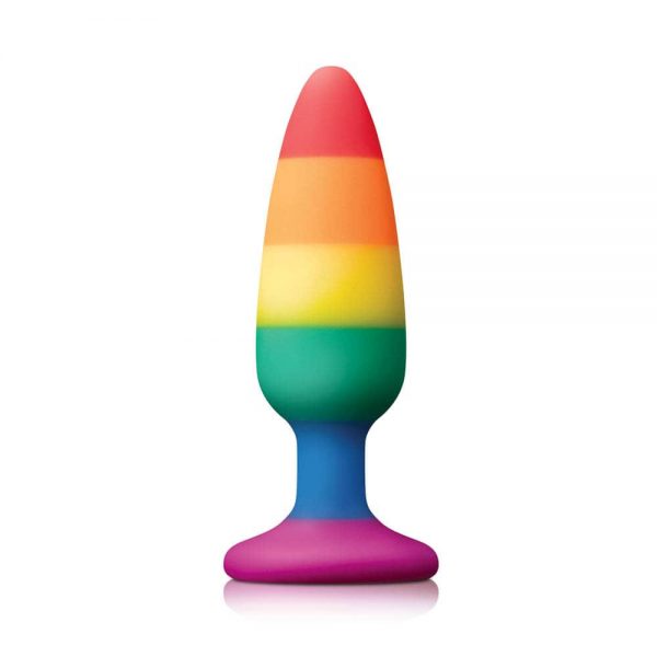 Colours - Pride Edition - Pleasure Plug - Medium -Rainbow #2 | ViPstore.hu - Erotika webáruház