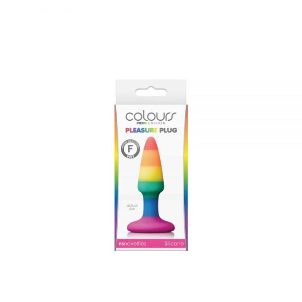 Colours - Pride Edition - Pleasure Plug - Mini -Rainbow #1 | ViPstore.hu - Erotika webáruház