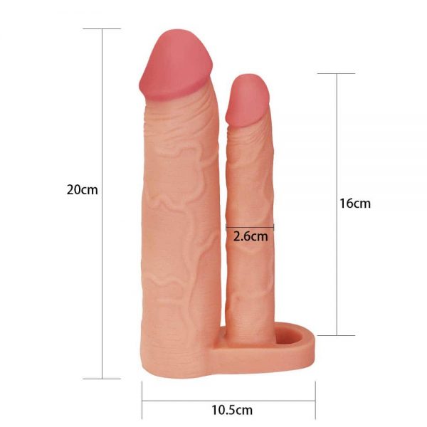 Add 2" Double Penis Sleeve #2 | ViPstore.hu - Erotika webáruház