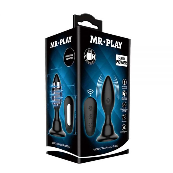 Mr. Play Vibrating Anal Plug with Remote Control #4 | ViPstore.hu - Erotika webáruház