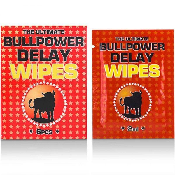 Bull Power: Wipes Delay 6 pcs x 2 ml #1 | ViPstore.hu - Erotika webáruház