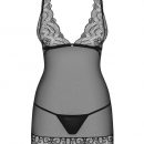 Firella chemise & thong black  S/M #1 | ViPstore.hu - Erotika webáruház
