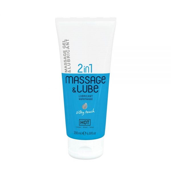 HOT Massage & Glide Gel 2in1 Silky Touch  200 ml #1 | ViPstore.hu - Erotika webáruház