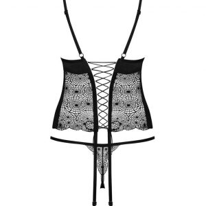 Sharlotte corset & thong black  S/M #1 | ViPstore.hu - Erotika webáruház