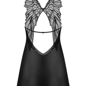 Alifini chemise & thong black L/XL #1 | ViPstore.hu - Erotika webáruház