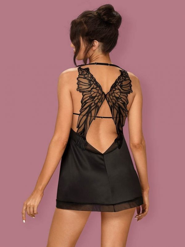 Alifini chemise & thong black L/XL #6 | ViPstore.hu - Erotika webáruház