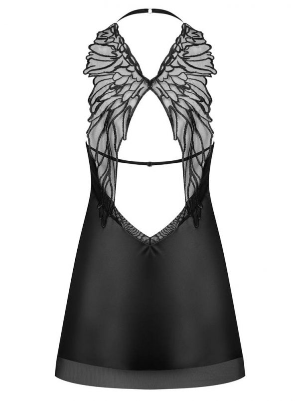 Alifini chemise & thong black  S/M #3 | ViPstore.hu - Erotika webáruház