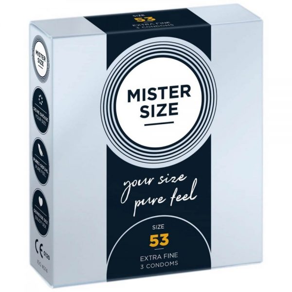 MISTER SIZE 53 mm Condoms 3 pieces #1 | ViPstore.hu - Erotika webáruház