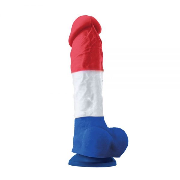 Colours Pleasures - Tricolor 8" - Dildo #1 | ViPstore.hu - Erotika webáruház