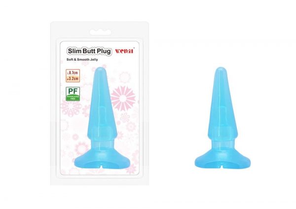 Charmly Slim Butt Plug Blue #3 | ViPstore.hu - Erotika webáruház
