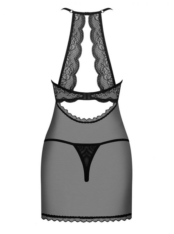 Pearlove chemise & thong black  S/M #1 | ViPstore.hu - Erotika webáruház
