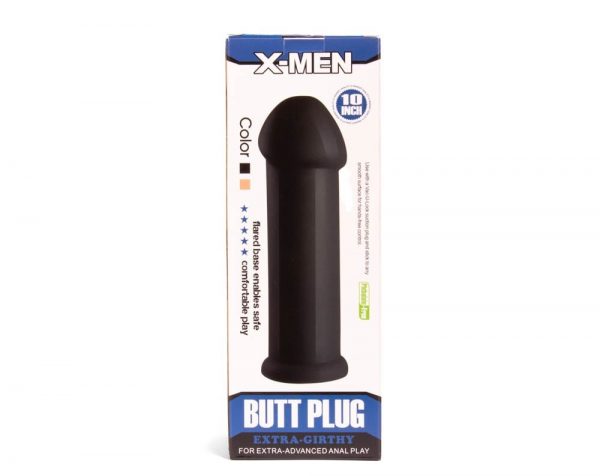 X-MEN 10 inch Butt Plug Black #3 | ViPstore.hu - Erotika webáruház