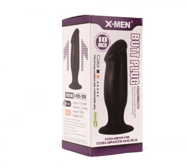 X-MEN 10 inch Butt Plug Black #5 | ViPstore.hu - Erotika webáruház