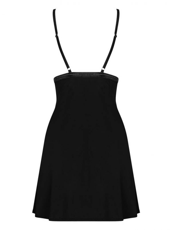 Cecilla chemise & thong black  S/M #2 | ViPstore.hu - Erotika webáruház