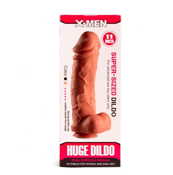 X-MEN Super Sized Dildo 11 inch Flesh III #6 | ViPstore.hu - Erotika webáruház