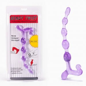 Bendy Twist Anal Beads Purple #1 | ViPstore.hu - Erotika webáruház