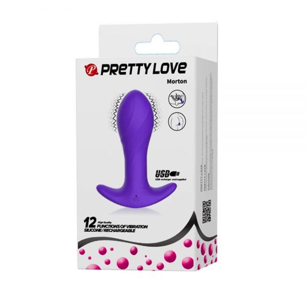 Pretty Love Anal Plug Massager Purple #3 | ViPstore.hu - Erotika webáruház
